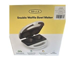 Bella‎ Double Wafffle Bowl Maker New